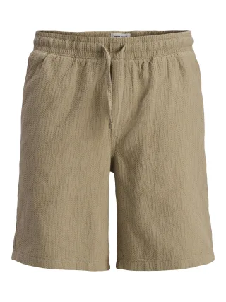 JACK&JONES - JPSTJAIDEN WAVY JOGGER SHORT REG SN Crockery - Gr. - L