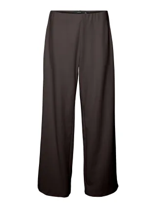 VERO MODA - VMBERLIN ZAMIRA MW WIDE PANT NOOS Chocolate Torte - Gr. - 30