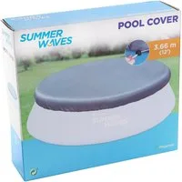 SummerWaves Pool-Abdeckplane Pool Abdeckplane 3,66m für Fast Set Quick Up Poolabdeckung