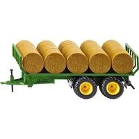 FARMER Rundballenahänger, Modellfahrzeug grün/goldgelb