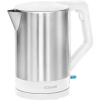 BOMANN Wasserkocher WKS 3002 CB, Wasserkocher Edelstahl, 1,5 Liter