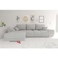 99rooms Ecksofa Antalya, Sofa L-Form, Eckcouch, mit Rückenkissen, Schlaffunktion, Strukturstoff NEVE