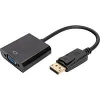 Adapter / Konverter DisplayPort > VGA HD15 schwarz, 15cm