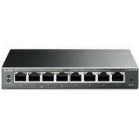 tp-link TL-SG108PE 8-Port-Gigabit-Smart-Switch 4 PoE Netzwerk-Switch (bis zu 15,4W, RJ45-Ports, Schwarz)