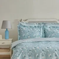 Karaca Bettwäsche Daisy Renforcé 100% Baumwolle 200x220 Bettwäsche 4-tlg. - Mint