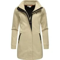 Ragwear Sweatjacke Letrice Bonded Elegante Zip-Jacke mit hohem Kragen in Feinstrickoptik