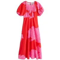 Next Midikleid Midikleid mit Puffärmeln (1-tlg)