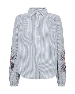 MOS MOSH - MMCiu Oxfo Shirt crown blue - Gr. - XL