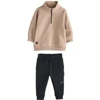 Next Sweatanzug Reißverschlussjacke und Jogginghose im Set (2-tlg)