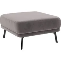 SCHÖNER WOHNEN-Kollektion Hocker Pearl - 5 Jahre Hersteller-Garantie, auch in Bouclé, Passend zur Serie Pearl, B/T/H: 80/80/45cm, Füße Metall
