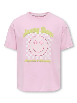 KIDS ONLY - KOGROSITA LIFE S/S LOOSE PRINT TOP JRS Sweet Lilac - Gr. - 164