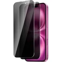 SmartUP Displayschutzglas 2X Schutzglas für iPhone 16 Plus Sichtschutz Panzerglas Panzerfolie 9H für iPhone 16 Plus, Blickschutz, Anti-Spy