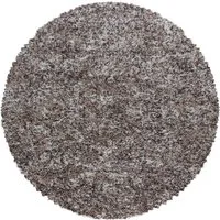 Carpettex Hochflor-Teppich Meliert Design, Rund, Höhe: 30 mm, Teppich Meliert Design Teppich Wohnzimmer versch. farben und größen