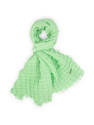 Marc Cain Sports - Schal mit Waffel-Struktur patina green