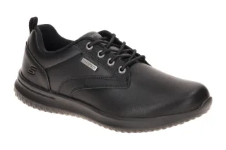 Skechers DELSON 65693 BBK schwarz - Slipper f?r Herren