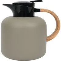 OSTWOLKE Isolierkanne 2L Thermoskanne Teekanne Edelstahl Doppelschicht 24h heiß & kalt, Quick Tip Verschluss, für Kaffee,Tee, Milch