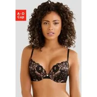 JETTE Push-up-BH aus floraler Spitze, Dessous