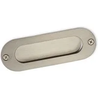 SO-TECH® Möbelgriff Muschelgriff EL-08 zum Einlassen in die Möbelfront, Schrankgriff Schubladengriff - inkl. Schrauben