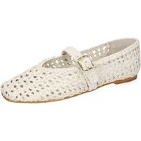Melvin & Hamilton Bexley 4 Leder-Ballerinas für Damen Ballerina Flache Absätze, Echtes Leder, Von Hand geflochten