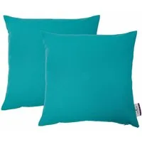 TOM TAILOR HOME Dekokissen Dove, unifarben, Kissenhüllen ohne Füllung, 2er Pack