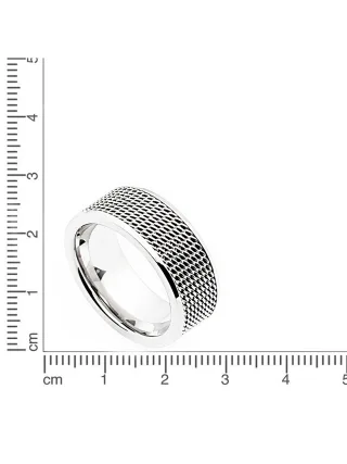 Zeeme Stainless Steel Ring Edelstahl glanz