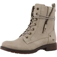 Mustang Shoes Elfi Winterstiefelette Winterstiefel mit Reißverschluss und markanter Schnürung