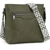 TAN.TOMI Umhängetasche Schultertasche für Damen Modische Henkeltasche Crossbody Bag, Multi-Taschen-Design, verstellbare Schultergurte, Gesäßtasche