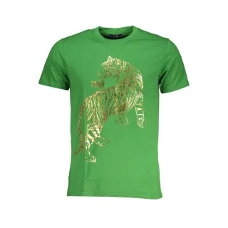 Tigerdruck T-Shirt mit kurzen Ärmeln und Rundhalsausschnitt