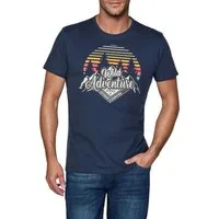 riverso T-Shirt Herren Fotoprintshirt RIVLukas Regular Fit (1-tlg) Kurzarm Tee Shirt mit Rundhalsausschnitt aus 100% Baumwolle