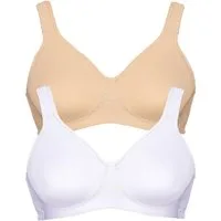Viania Sport-BH 2er Pack Sport BH Workout (Spar-Set, 2-tlg) nahtlos