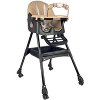 TWINKY Kinderstuhl SCHAUKELANSCHAUER Hochstuhl – 3-in-1 Hochstuhl-Set mit Wippfunktion, Swing
