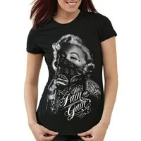 style3 T-Shirt Marilyn No Pain Tattoo monroe ink punk rock tätowiert bike rockabilly