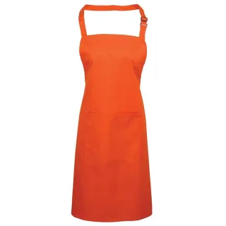 Premier - "Colours Collection" Latzschürze für Herren/Damen Unisex, Tasche (Orange)