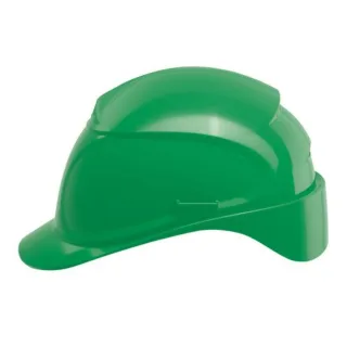 uvex airwing B Schutzhelm mit Lüftung - konvent. Innenausstattung - langer Schirm grün 51 cm - 61 cm - 9762420