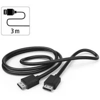 Hama DisplayPort-Kabel mit schlanken Display-Port Stecker, 21,6 Gbit/s Audio- & Video-Kabel, DisplayPort, DisplayPort (300 cm), doppelt geschirmt, Max. Auflösung 4K 4096 x 2160 Bildpunkte, 3 Meter