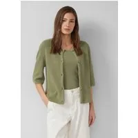 s.Oliver Cardigan Strickjacke Halbarm-Strickjacke
