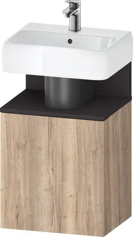 Duravit Qatego Waschtischunterbau wandhängend Eiche Marmoriert Matt 440x350x645 mm - QA4076L80550000 QA4076L80550000