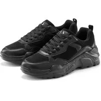 LASCANA Turnschuhe, Halbschuh, Sportschuh, Freizeitschuh, Schnürschuh, Sneaker mit leichter Chunky Sohle VEGAN
