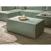 OTTO home Hocker FINNLEY, Polsterhocker in Bouclé, Struktur fein u. Mega Cord verfügbar, passend zur Polster-Serie Finnley