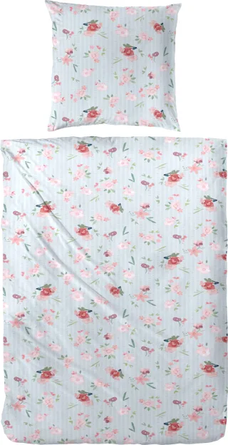 Primera Bettwäsche "English Romance" 2 Stk. mit zarten Blumen
