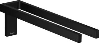 Hansgrohe Handtuchhalter zweiarmig Axor Universal Rectangular mattschwarz, 42622670 42622670