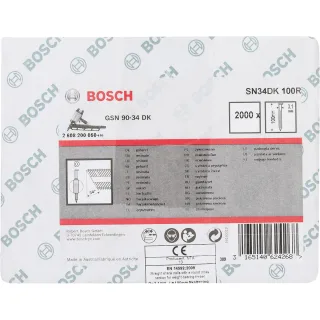 Bosch D-Kopf Streifennagel, verzinkt, gerillt - 2608200050
