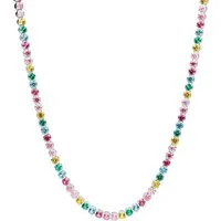 Pandora Silberkette 394648C01-40, Bunt, Tenniskette, Zirkonia, Kristalle