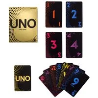 Mattel games Spiel UNO, Gold-Edition, Familienspiel