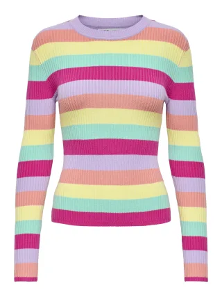 ONLY - ONLLOUISA LS PULLOVER KNT Lavendula - Gr. - XS