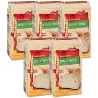 Bielmeier Backmischung Dinkelbrot Küchenmeister, 1 x 2500 g, (5 x Dinkelbrot á 500g), (SET314015-5)
