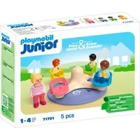 Playmobil® Zahlenkarussell (71701), JUNIOR Konstruktions-Spielset, (5 St), Made in Europe