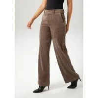 Aniston CASUAL Cordhose mit trendigem, weiten Bein