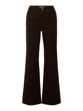 selected women - SLWWIDE RUNA HW CORDUROY PANT NOOS - Gr. - 32