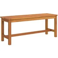 vidaXL Gartenbank Gartenbank 110x35x45 cm Massivholz (1-St)